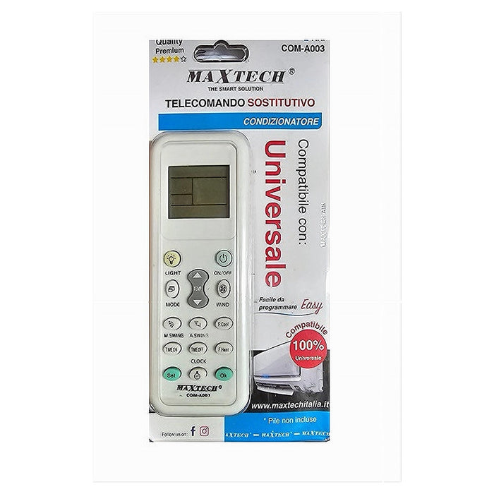 Telecomando Universale Ricambio Compatibile Condizionatore Climatizzatore Com-a003         