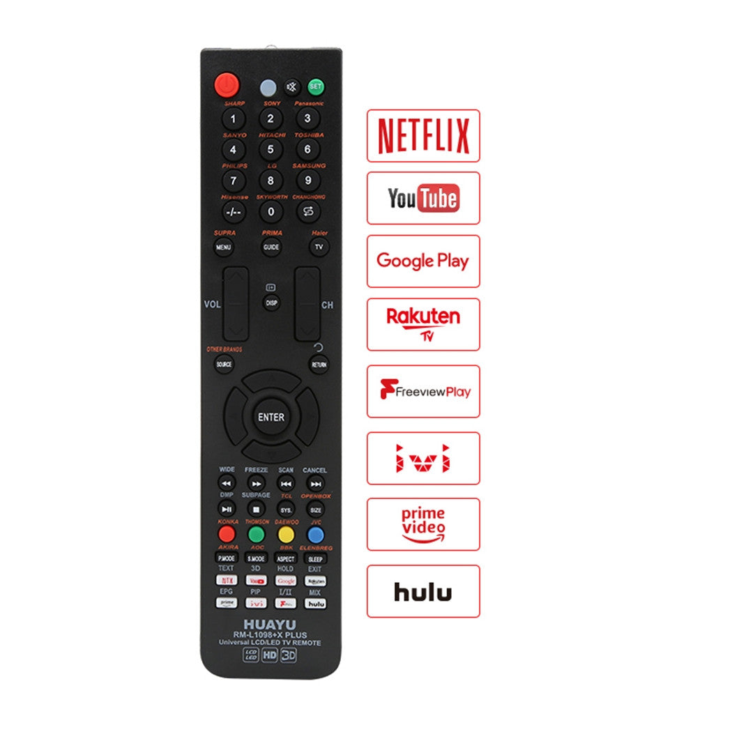 Trade Shop - Telecomando Rm-l1098+x Plus Universale Smart Tv Per Samsung Lg Sony Philips Sharp -        