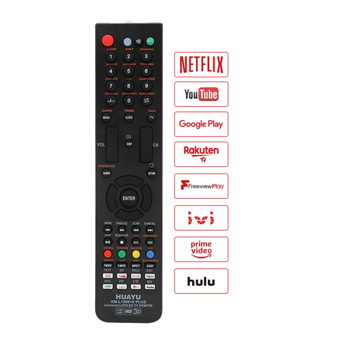 Trade Shop - Telecomando Rm-l1098+x Plus Universale Smart Tv Per Samsung Lg Sony Philips Sharp -        