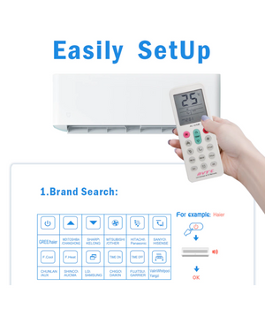 Telecomando Universale Sostitutivo Condizionatore D'aria Climatizzatore Q-yk1058         