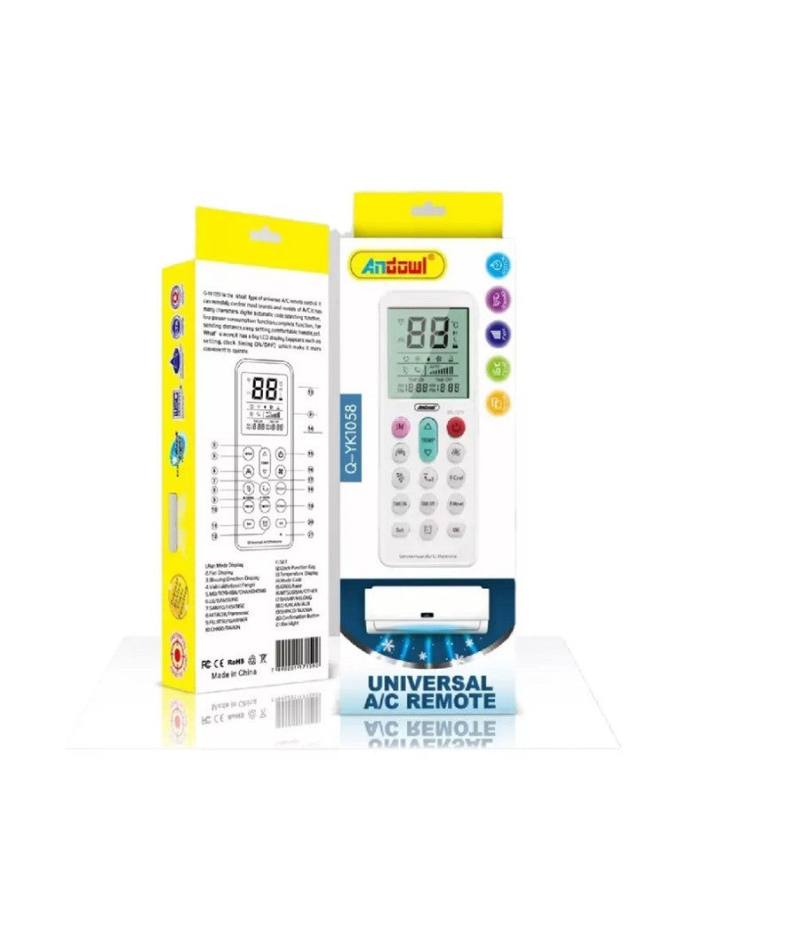 Telecomando Universale Sostitutivo Condizionatore D'aria Climatizzatore Q-yk1058         