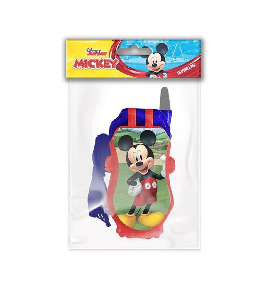 Telefono A Pile Topolino Michey Mouse Gioco Giocattolo Bambini Con Luci E Suoni         