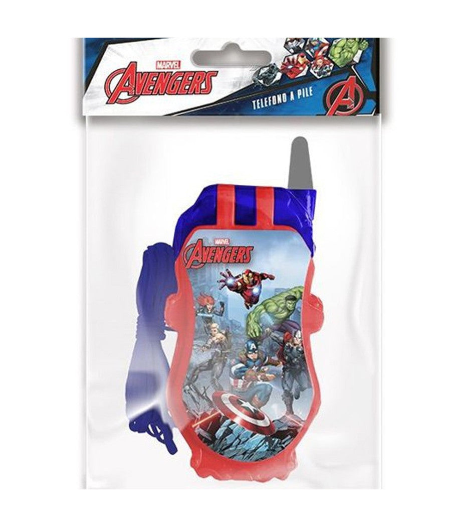 Telefono A Pile Avengers Marvel Gioco Giocattolo Bambini Con Luci E Suoni         