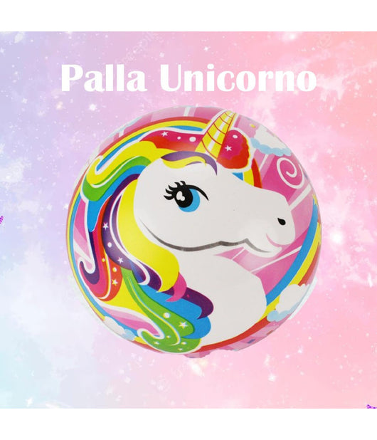 3 Pezzi Palla Unicorno In Pvc 80 Gr Giocattoli Bambini Pallone Disegno Colorato         