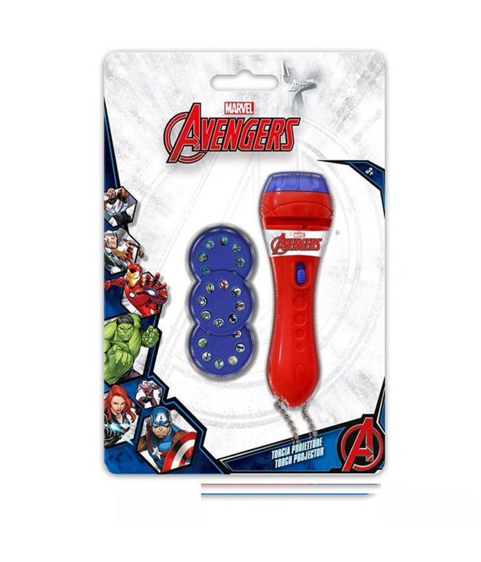 Torcia Proiettore Avengers Marvel 24 Immagini Da Proiettare Gioco Bambini         