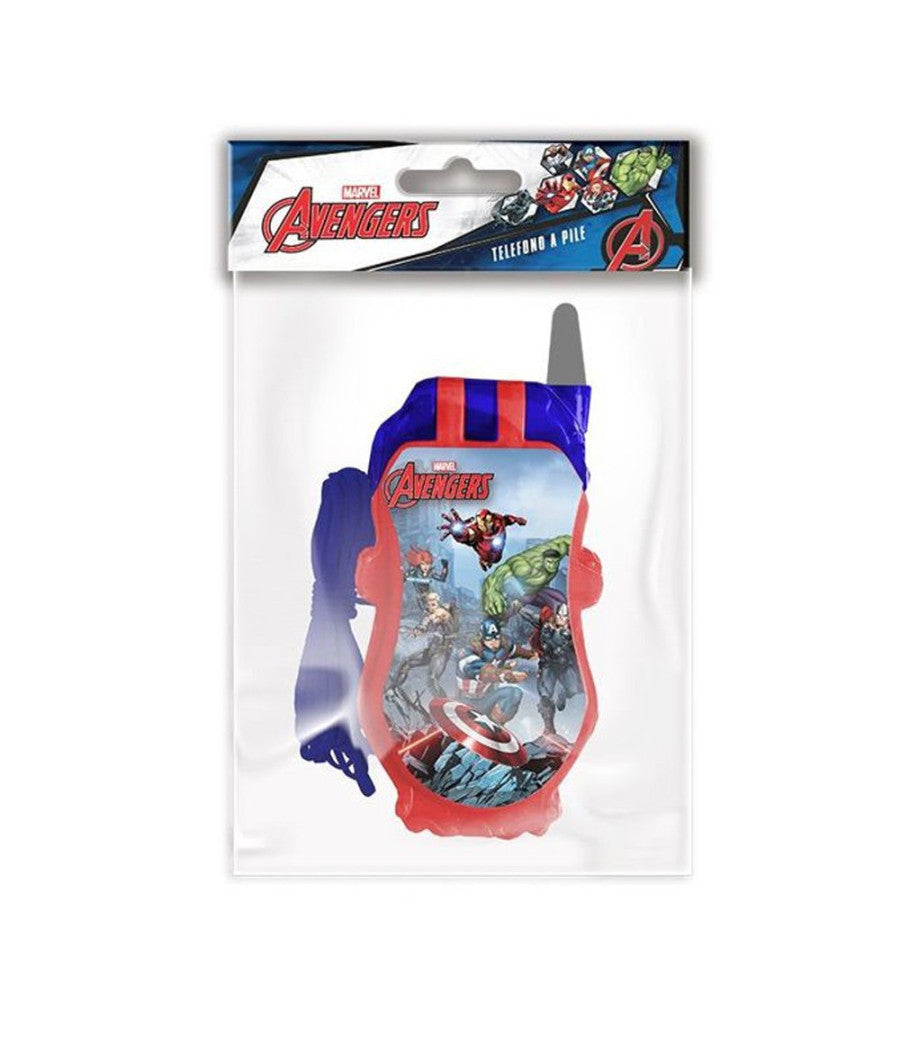 Telefono A Pile Avengers Marvel Gioco Giocattolo Bambini Con Luci E Suoni         