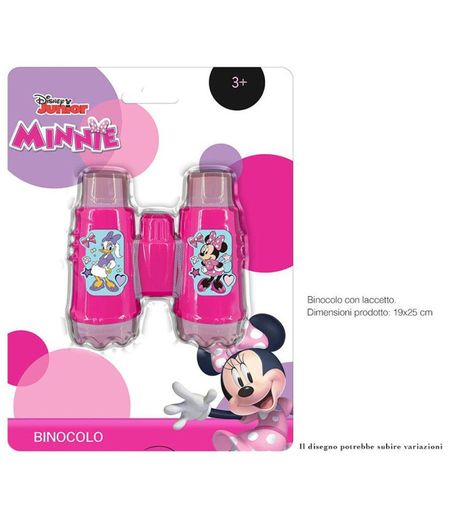 Binocolo Avventura Minnie Disney Gioco Giocattolo Bambini Con Luci E Suoni         