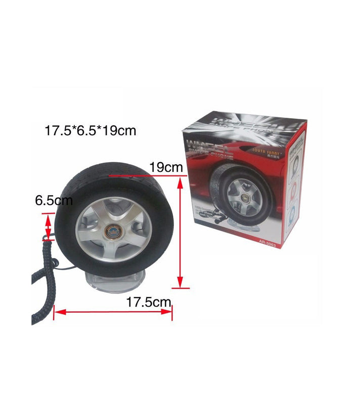 Telefono Fisso A Forma Di Ruota Auto Pneumatico Per Casa Da Scrivania Whell         