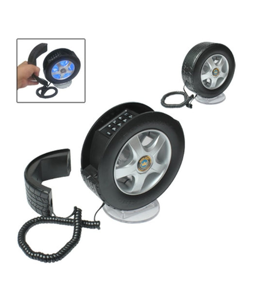 Telefono Fisso A Forma Di Ruota Auto Pneumatico Per Casa Da Scrivania Whell         