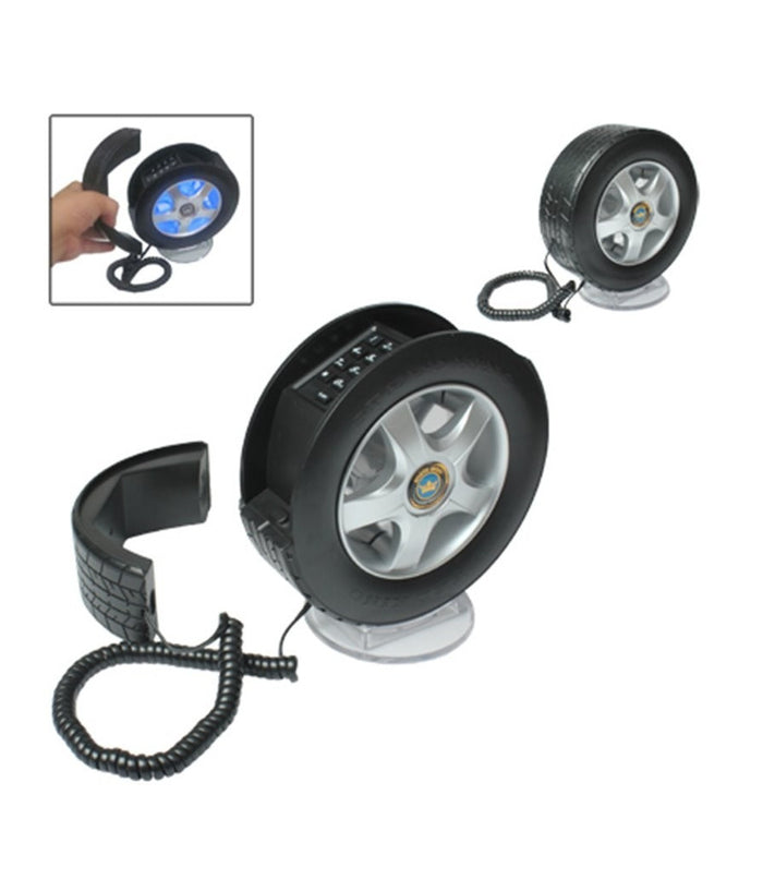 Telefono Fisso A Forma Di Ruota Auto Pneumatico Per Casa Da Scrivania Whell         