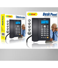 Telefono Fisso Con Cavo Da Scrivania Funzione Di Richiamata Ufficio Casa Q-dh389         