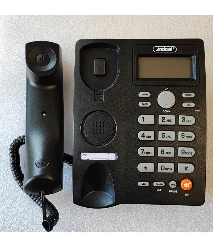 Telefono Fisso Con Cavo Da Scrivania Funzione Di Richiamata Ufficio Casa Q-dh389         