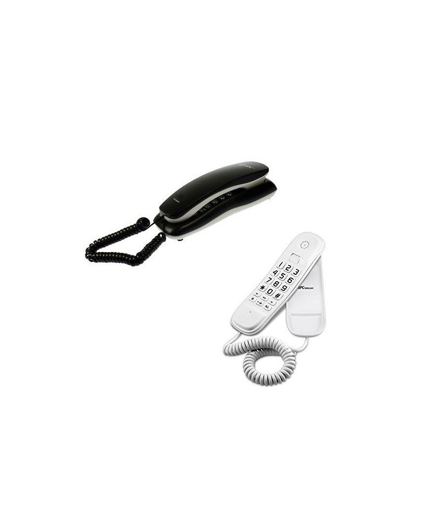 Telefono Fisso Da Muro O Tavolo Scrivania Con Tasti Grandi Retro Illuminati Luce         