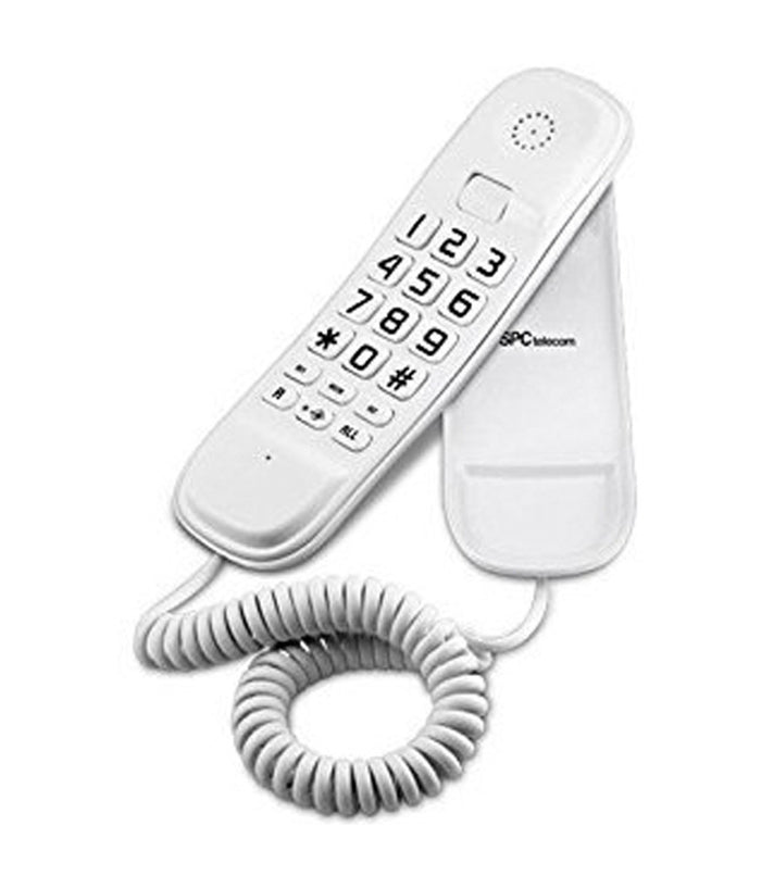 Telefono Fisso Da Muro O Tavolo Scrivania Con Tasti Grandi Retro Illuminati Luce         