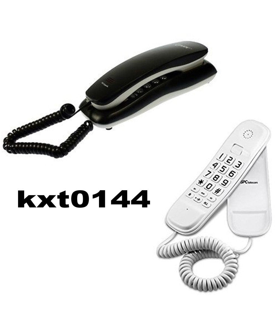 Telefono Fisso Da Muro O Tavolo Scrivania Con Tasti Grandi Retro Illuminati Luce         