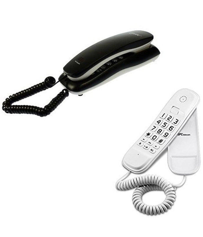 Telefono Fisso Da Muro O Tavolo Scrivania Con Tasti Grandi Retro Illuminati Luce         