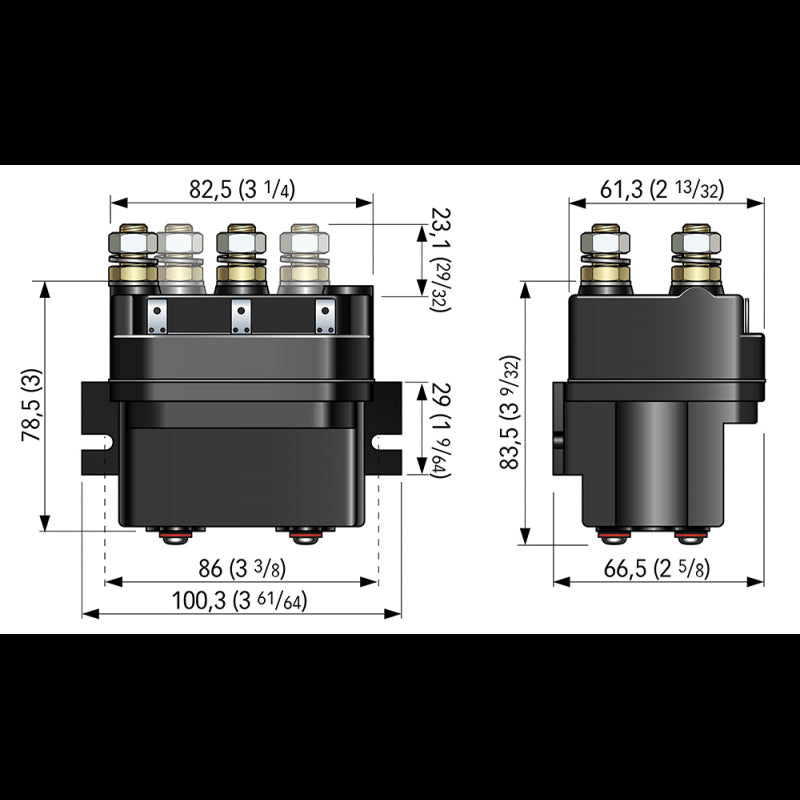 TELERUTTORE 4 TERMINALI 12V