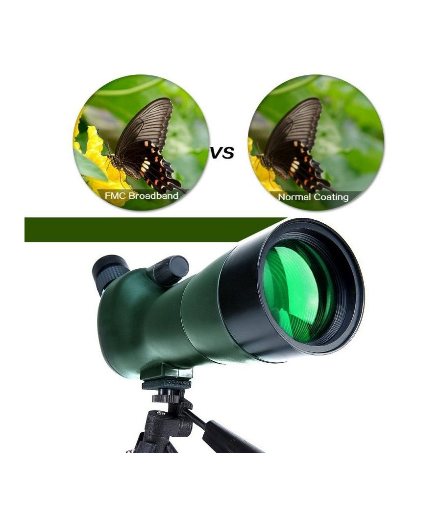 Telescopio Cannocchiale 20x 40x 60x Con Borsa Zoom Alta Definizione Obiettivo         