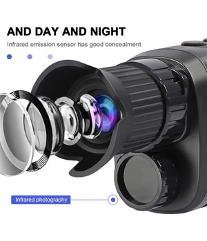 Telescopio Per Fotocamera Digitale Monoculare Infrarossi Visione Notturna Q-wy8         
