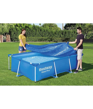 Trade Shop - Telo Copertura Per Piscina Steel Pro 259x170x61cm Fuori Terra Rettangolare 58105 -