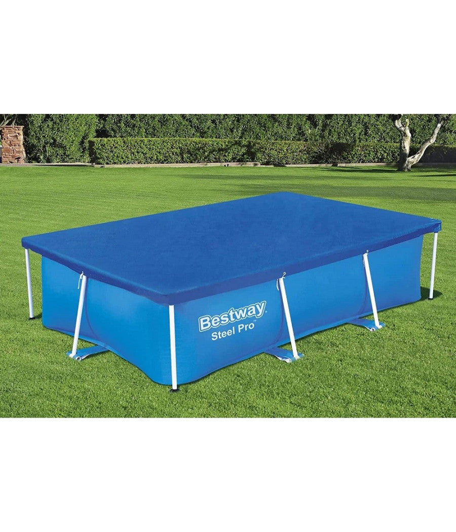 Trade Shop - Telo Copertura Per Piscina Steel Pro 259x170x61cm Fuori Terra Rettangolare 58105 -