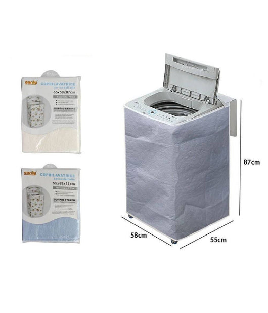 Telo Copri Lavatrice Copertura Carica Alta Universale In Peva 55x58x87cm 52758         
