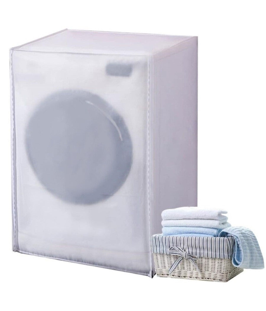 Telo Copri Lavatrice Da Esterno Copertura Impermeabile Cerniera 57x62x82cm 59490         