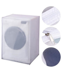 Telo Copri Lavatrice Da Esterno Copertura Impermeabile Cerniera 57x62x82cm 59490         