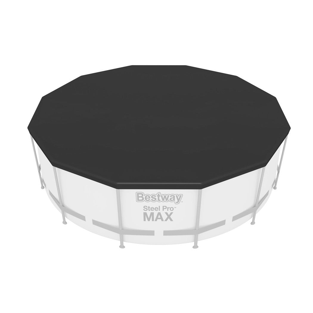 Trade Shop - Telo Copripiscina Telone Copertura Piscina Con Struttura 366cm Con Fori Drenaggio 58037 -