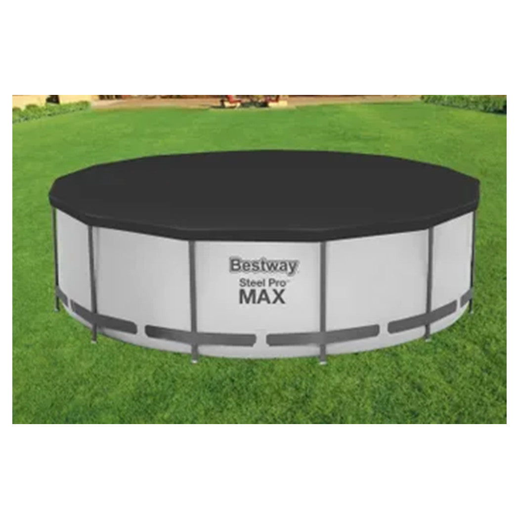 Trade Shop - Telo Copripiscina Telone Copertura Piscina Con Struttura 366cm Con Fori Drenaggio 58037 -