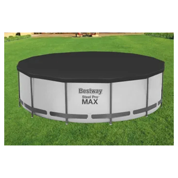 Trade Shop - Telo Copripiscina Telone Copertura Piscina Con Struttura 366cm Con Fori Drenaggio 58037 -