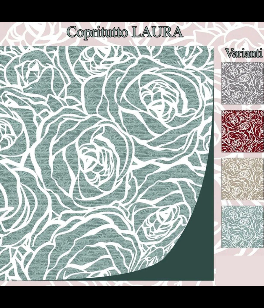 Telo Copritutto Foulard Multiarredo Divano Letto Poltrona Vari Colori Laura         