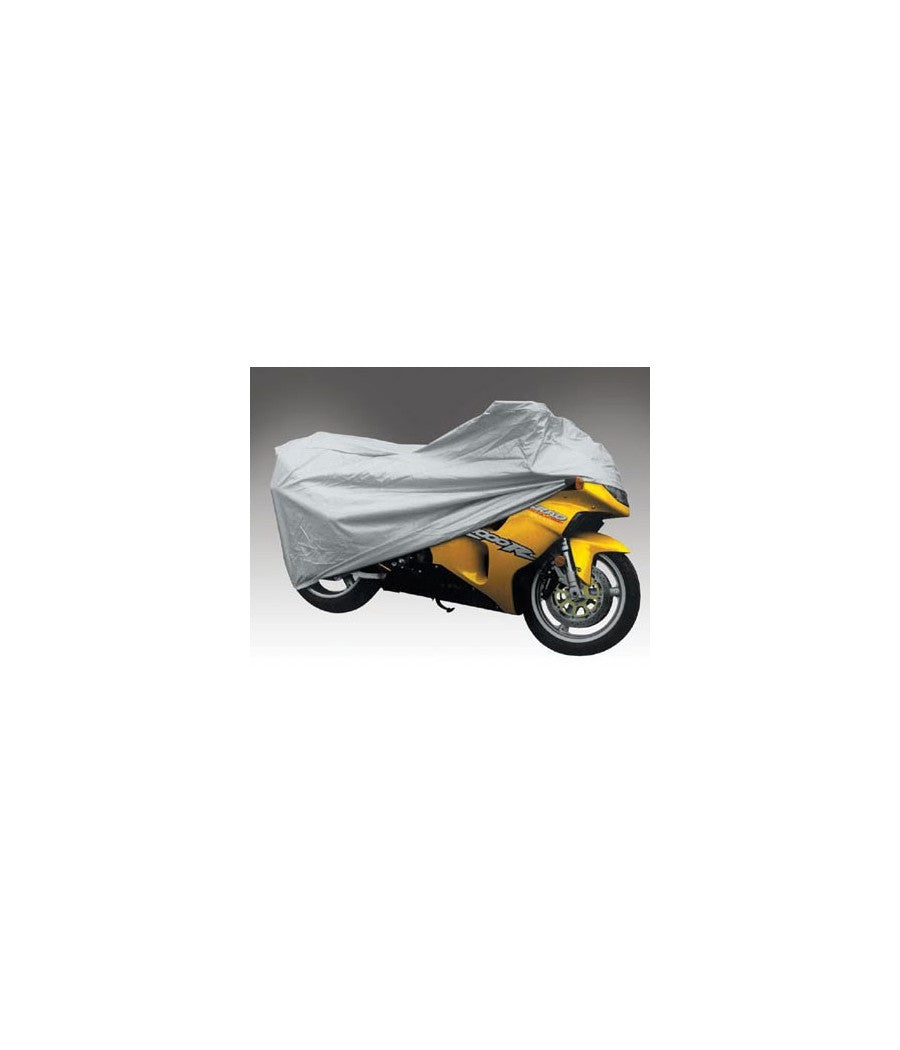 Telo Cover Copri Moto Scooter Bicicletta Polietilene Argento Taglia M 120 X 210         