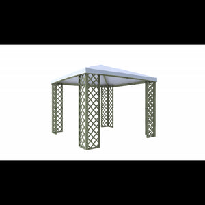 Telo In Pvc Per Gazebo Varie misure e bordi - 300x300 cm bordo diritto