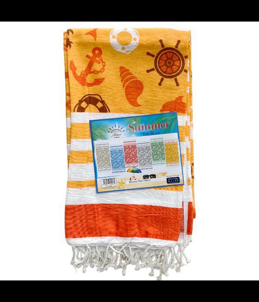 Telo Mare Summer Asciugamano Sottile Sport Spiaggia Piscina Vari Colori 90x170         