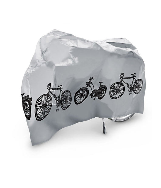 Telo Protettivo Biciclette Bici Moto Scooter Impermeabile 185x97 Grigio Lavabile         