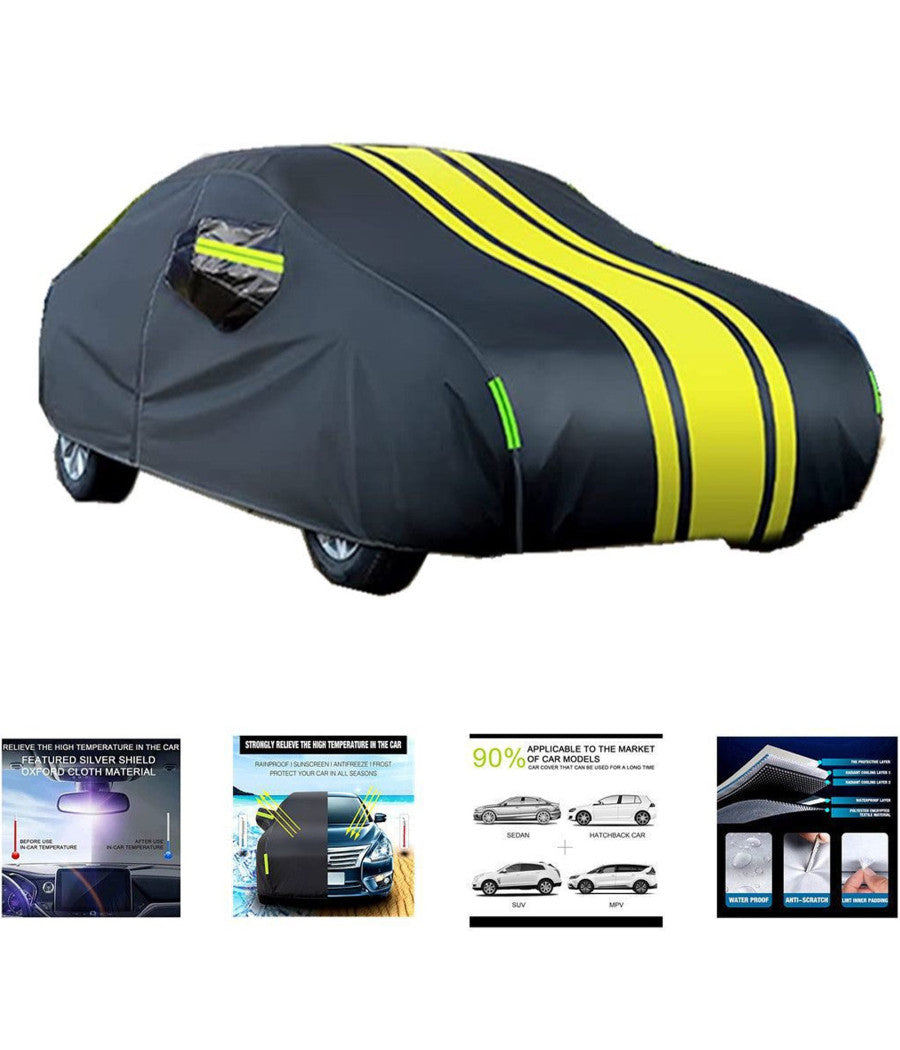 Telo Protettivo Tessuto Copriauto Impermeabile Copertura Anti Pioggia Sole Neve     Yl    