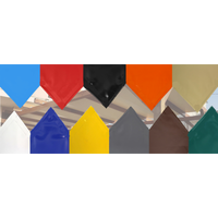 Telo PVC Impermeabile Arancione | Telone Solo Rinforzato Sui Lati 650g/mq | Copertura Esterna | 3x6m | Resistente Protezione Multiuso