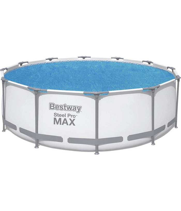 Trade Shop - Telo Termico Copertura Per Piscina Fuori Terra Rotonda Da 366 Cm / 396 Cm 58242 -