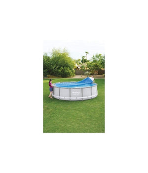 Trade Shop - Telo Termico Rotondo Per Piscina 457/427cm Fast Set Steel Max Power Steel 58252 -