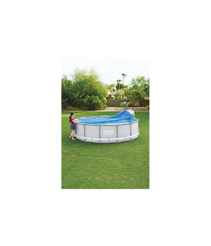 Trade Shop - Telo Termico Rotondo Per Piscina 457/427cm Fast Set Steel Max Power Steel 58252 -