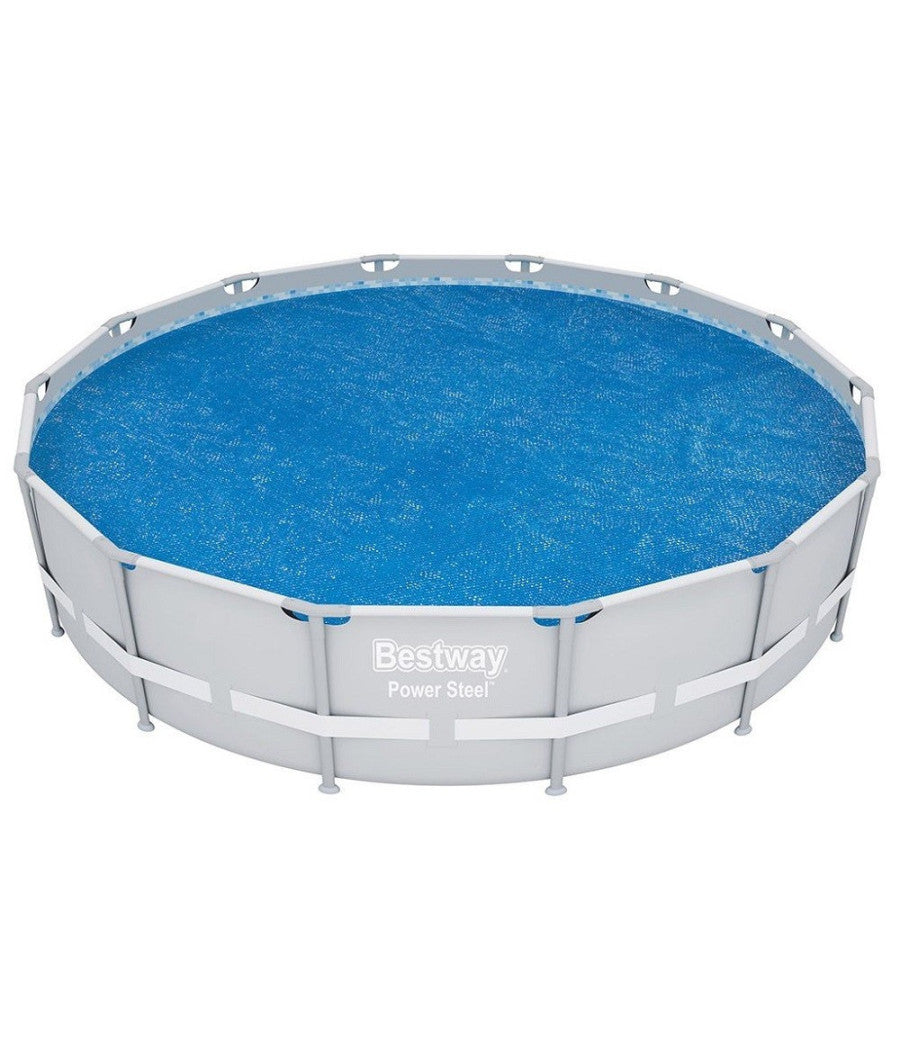 Trade Shop - Telo Termico Rotondo Per Piscina 457/427cm Fast Set Steel Max Power Steel 58252 -