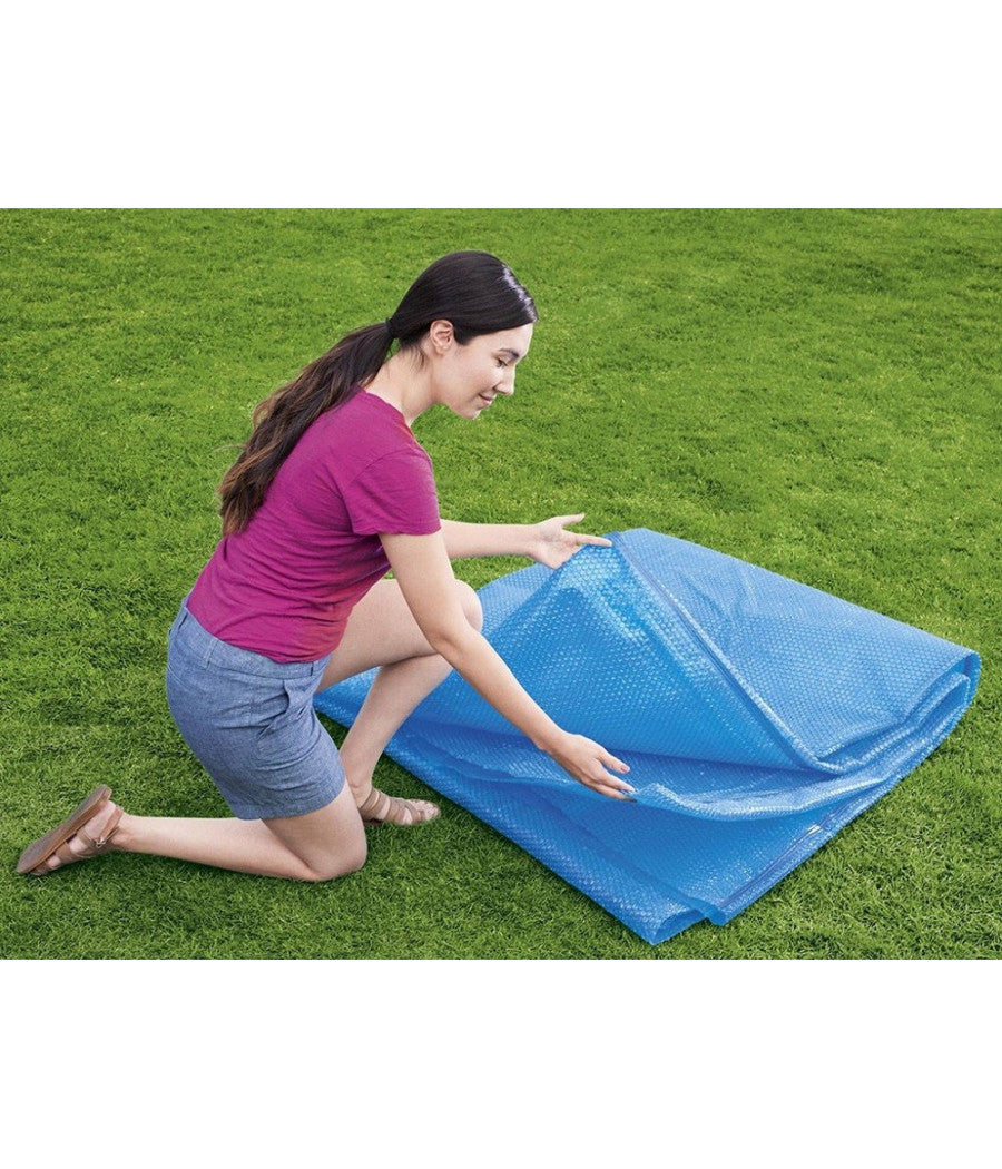 Trade Shop - Telo Termico Rotondo Per Piscina 457/427cm Fast Set Steel Max Power Steel 58252 -