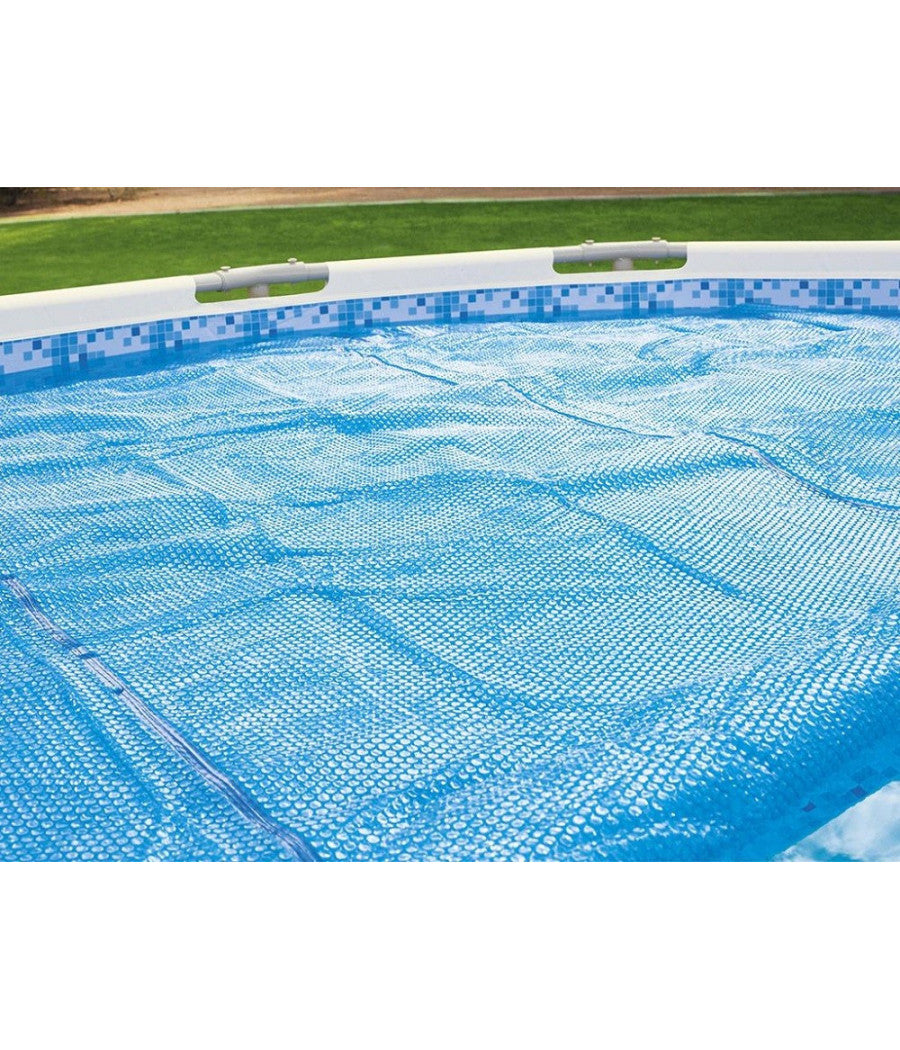Trade Shop - Telo Termico Rotondo Per Piscina 457/427cm Fast Set Steel Max Power Steel 58252 -