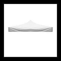 Telo tetto Bianco 3X6 impermeabile per ricambio gazebo richiudibile EG49483