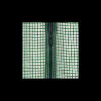 IDMarket - Telone di ricambio 130 gr/m² per serra 12m² verde 4 stagioni ZEBRA