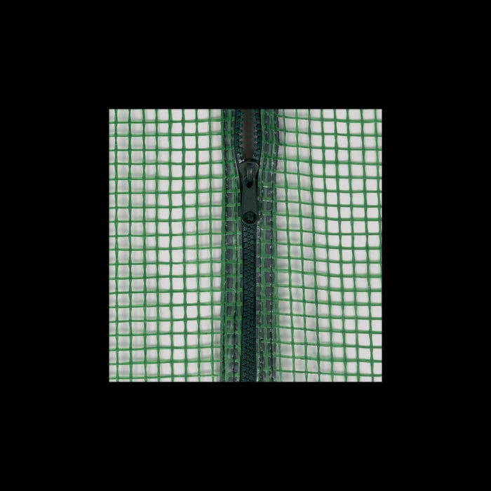 IDMarket - Telone di ricambio 130G/M² per serra a tunnel verde 6M² 2 sezioni ROMA