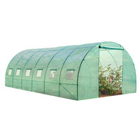 ProBache - Telone di ricambio da 130 gr/m² per la serra a tunnel verde CRIMÉE da 18 m²