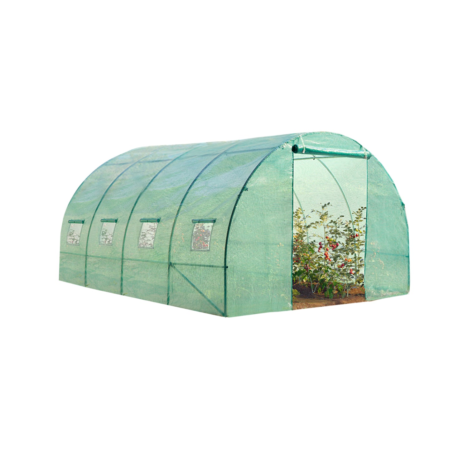 IDMarket - Telone di ricambio da 130 gr/m² per serra da 12m² ZEBRA