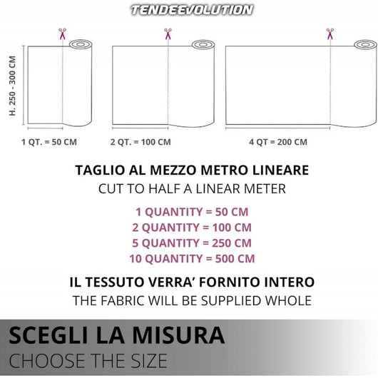 Telone PVC Grigio Altezza 250CM, 680g/mq - Taglio Mezzo Metro Lineare - Impermeabile e Resistente